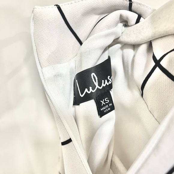 Lulus Grid Print Dress - Picture 6 of 6